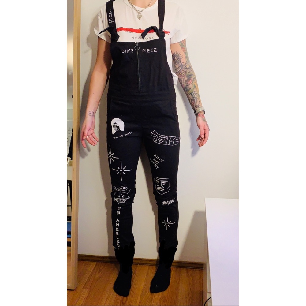 Dimepiece So Cal So Cool Overalls Sz SM/M